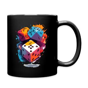 Design Cube - Full Colour Mug - black - Right