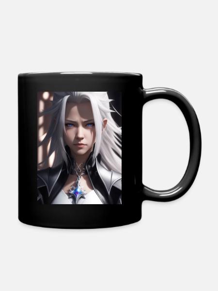 AI 3D Version 26 - Tasse einfarbig - Schwarz