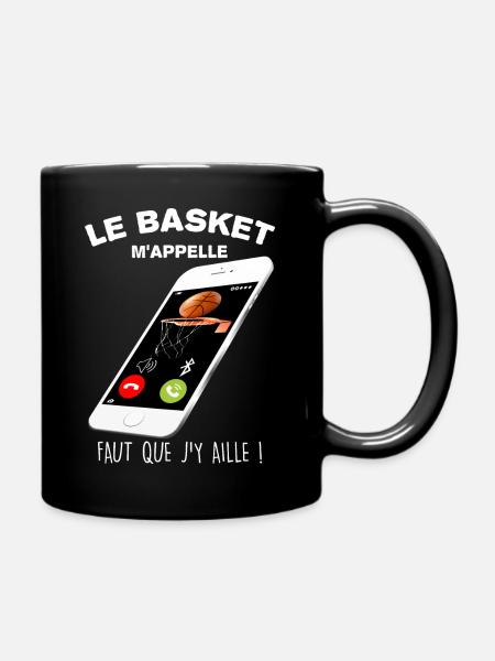 Le basket Ma passion Cadeau Sport - Mug uni - noir