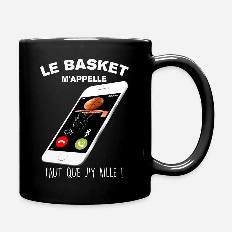 Le basket Ma passion Cadeau Sport - Mug uni - noir