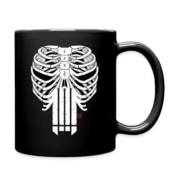 HARDCORE HORRORSHOW SKULL - Tasse einfarbig - Schwarz - Rechts