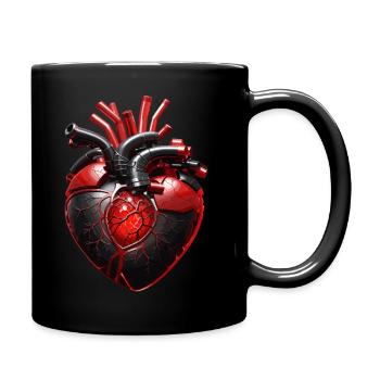 Bad Heart teuflisch schön - Tasse einfarbig - Schwarz - Rechts