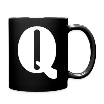 Q - Full Colour Mug - black - Right