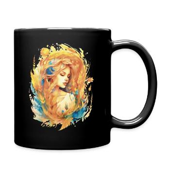 I AM ♍️ VIRGO ♍️ - Full Colour Mug - black - Right