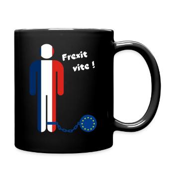 LOGO Frexit - Mug uni - noir - Droite