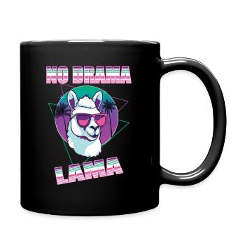 NO Drama Lama - Full Colour Mug - black - Right
