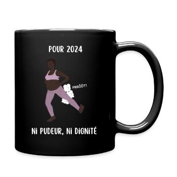 LOGO Pour 2024 - Mug uni - noir - Droite