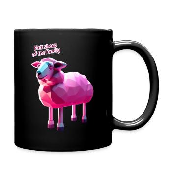 Pink Sheep of the Family T-Shirt - Your Statement - Full Colour Mug - black - Right