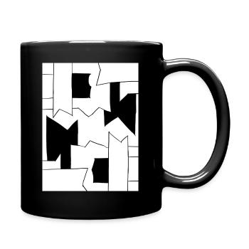 Lesezeichen - Tasse einfarbig - Schwarz - Rechts
