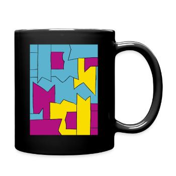 Lesezeichen - Tasse einfarbig - Schwarz - Rechts