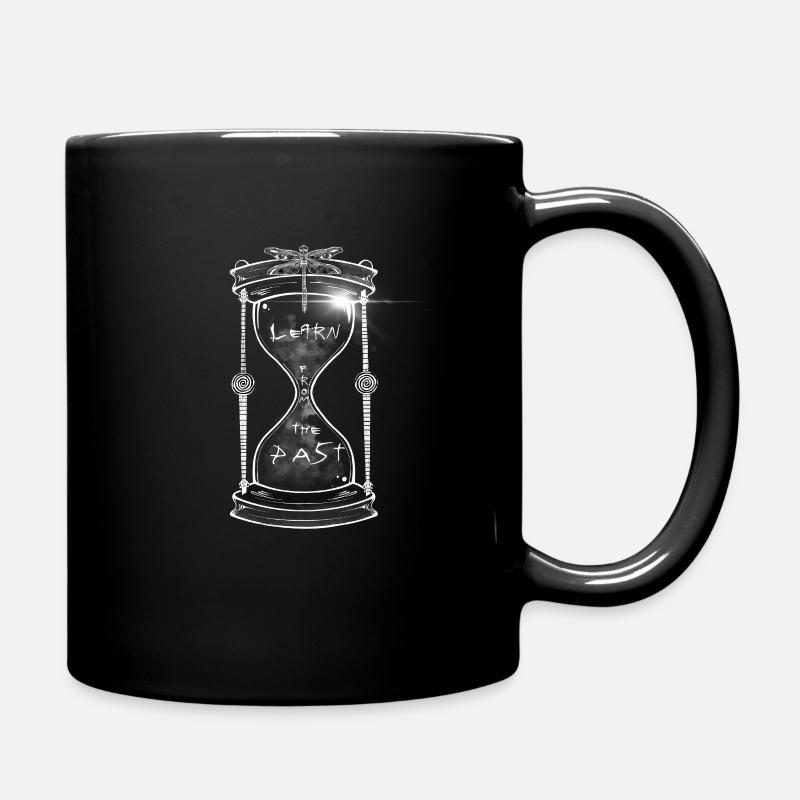 Learnfromthepast - Tasse einfarbig - Schwarz