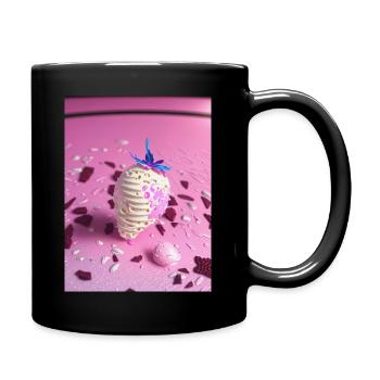 Magic Strawberry - Tasse einfarbig - Schwarz - Rechts