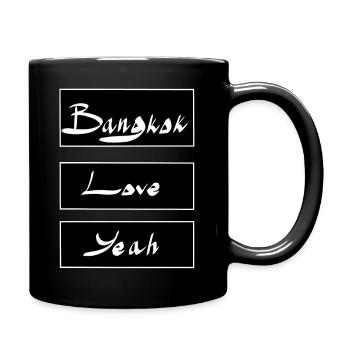 Bangkok Liebe Yeah - Tasse einfarbig - Schwarz - Rechts