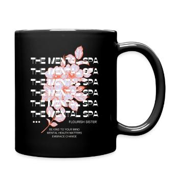 THE MENTAL SPA - Tasse einfarbig - Schwarz - Rechts