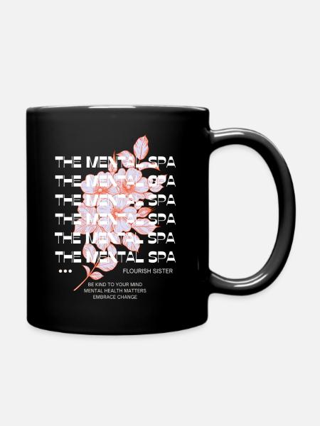 THE MENTAL SPA - Tasse einfarbig - Schwarz