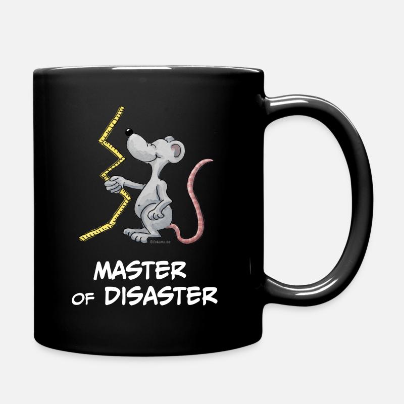 Master of Disaster - Tasse einfarbig - Schwarz