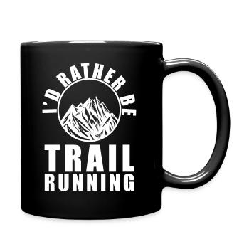 Trail Run Ultra Running Trekking en montagne Course à pied - Mug uni - noir - Droite