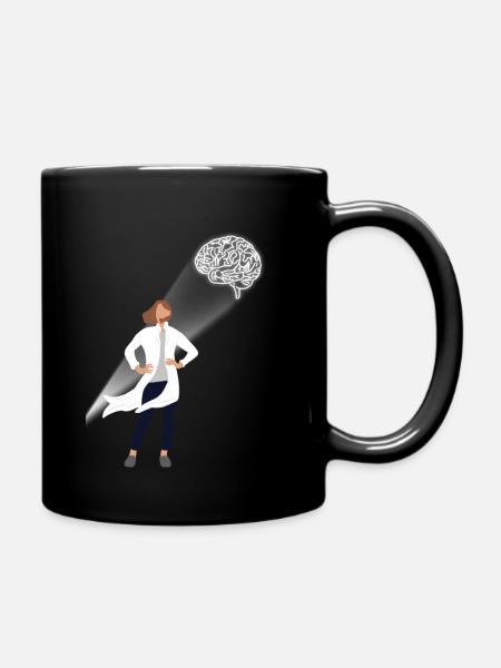 psych1 - Tasse einfarbig - Schwarz