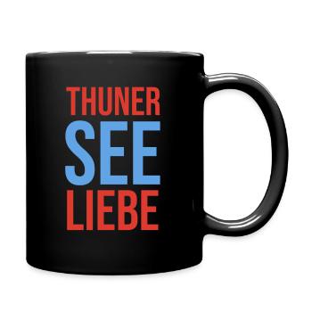 Love of Lake Thun - Full Colour Mug - black - Right