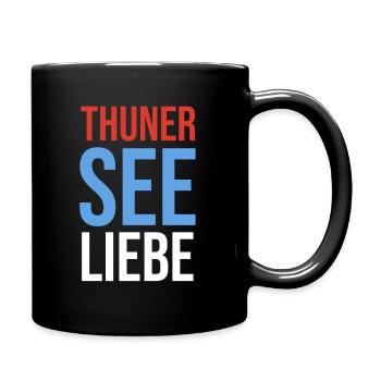 Amour Lac de Thoune Amour - Mug uni - noir - Droite