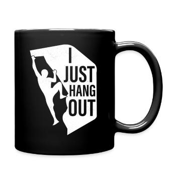Je traîne juste en escaladant un bloc - Mug uni - noir - Droite