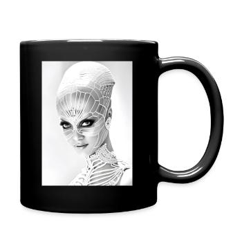 Mantidae - Tasse einfarbig - Schwarz - Rechts