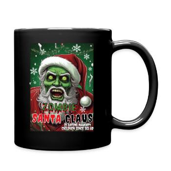 Zombie Zanta Claus Ugly Pull Noël - Mug uni - noir - Droite