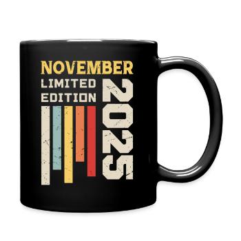 November 2025 Birthday Gift - November 2025 - Full Colour Mug - black - Right