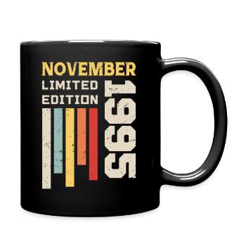 November 1995 Birthday Gift - November 1995 - Full Colour Mug - black - Right