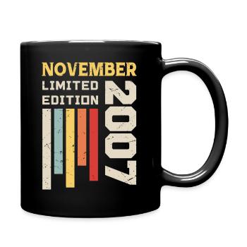 Novembre 2007 Cadeau Anniversaire - Novembre 2007 - Mug uni - noir - Droite