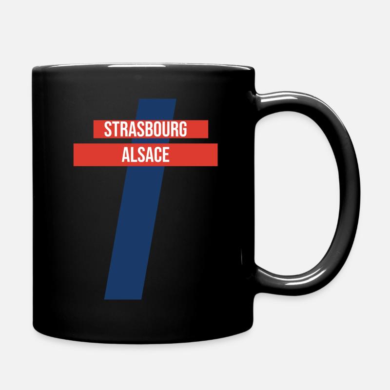 Strasbourg Alsace Strassburg Elsass - Tasse einfarbig - Schwarz