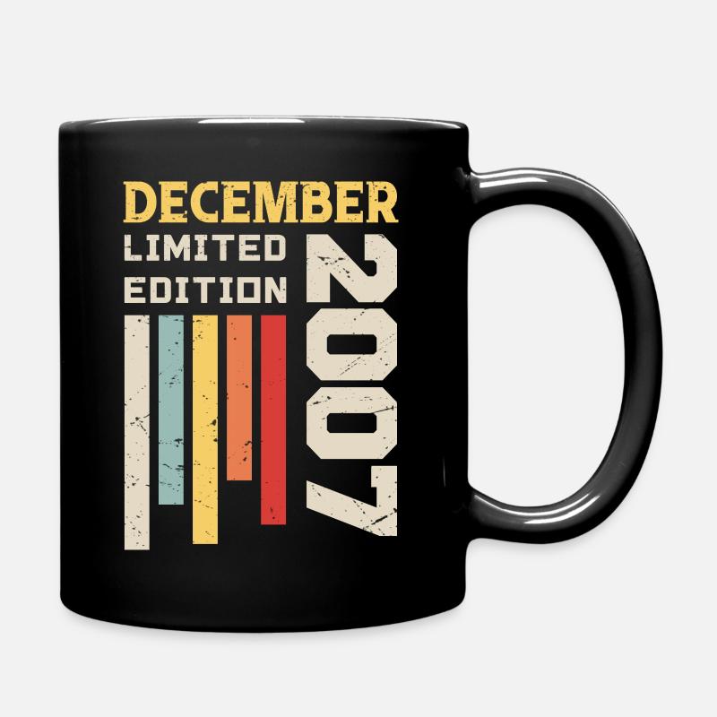Décembre 2007 - Cadeau anniversaire Décembre 2007 - Mug uni - noir