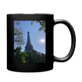 Eiffelturm - Tasse einfarbig - Schwarz - Rechts