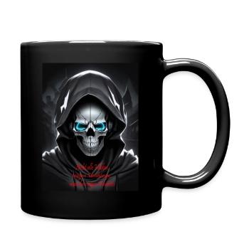 Nicht alle Helden tragen Umhänge manche tragen... - Tasse einfarbig - Schwarz - Rechts