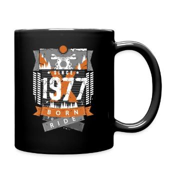 1977 - Tasse einfarbig - Schwarz - Rechts