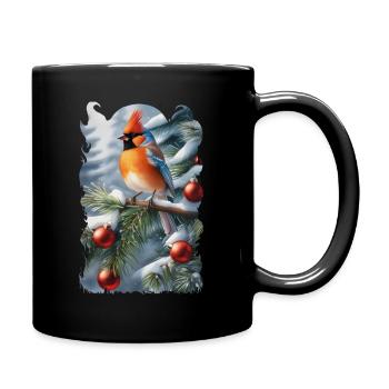 Christmas bird 3 - Mug uni - noir - Droite