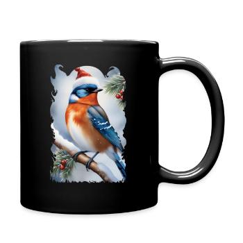 Christmas bird 7 - Mug uni - noir - Droite