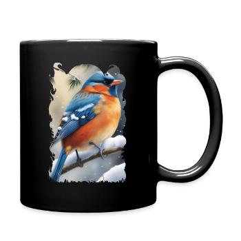 Christmas bird 6 - Mug uni - noir - Droite