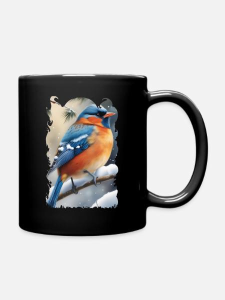 Christmas bird 6 - Mug uni - noir