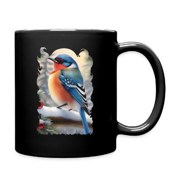 Christmas bird 2 - Mug uni - noir - Droite