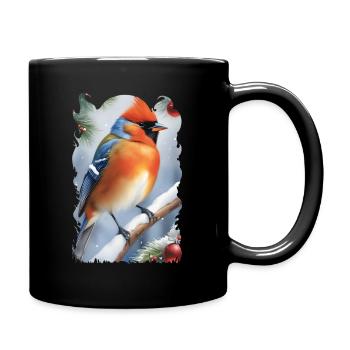 Christmas bird 5 - Mug uni - noir - Droite