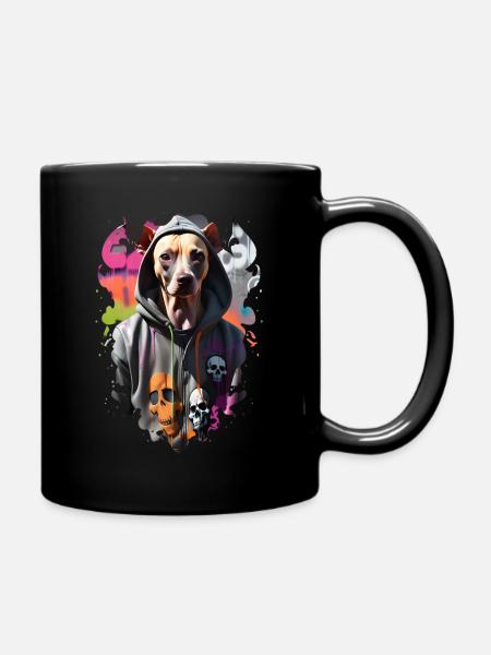 dog street 1 - Mug uni - noir