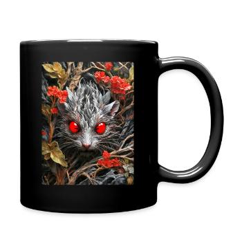 Spooky Plants Mouse 1.1 - Full Colour Mug - black - Right