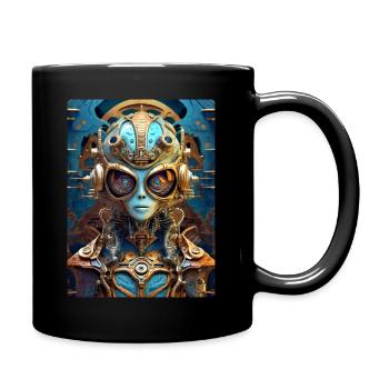 Extraterrestre steampunk 1.9 - Mug uni - noir - Droite