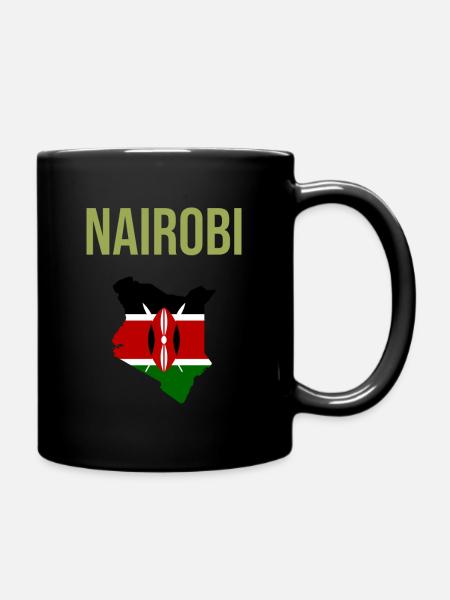 Nairobi Fischerhut - Ensfarvet krus - sort