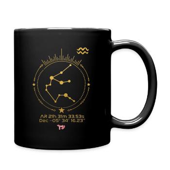 AQUARIUS - Full Colour Mug - black - Right