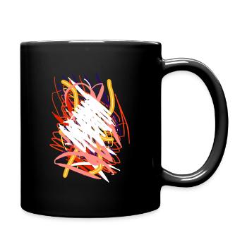 The Authentic Artist Hoodie in Abstract - Full Colour Mug - black - Right