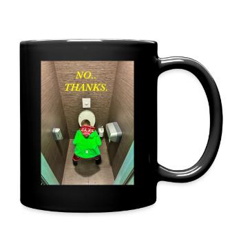 No thanks - Full Colour Mug - black - Right