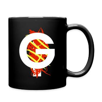 G Fischerhut - Tasse einfarbig - Schwarz - Rechts