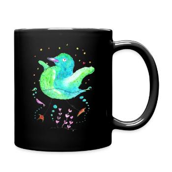 Plongeon de bonne humeur - Mug uni - noir - Droite